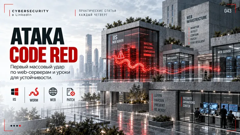 Кибератака Code Red: первый вирус, направленный на веб-серверы