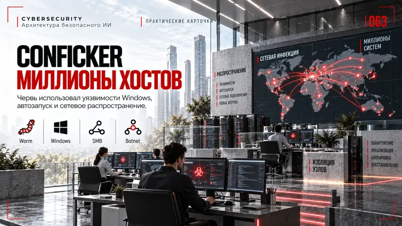 Conficker: как вирус-паразит заразил миллионы компьютеров по всему миру