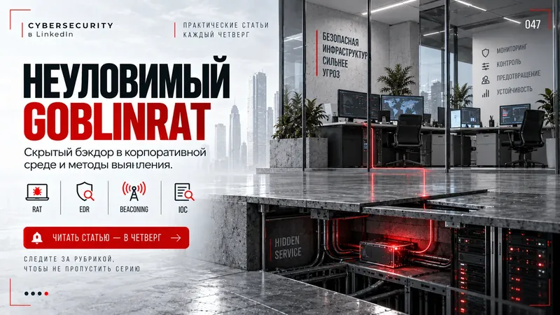 Неуловимый бэкдор GoblinRAT: как он угрожает корпоративным системам