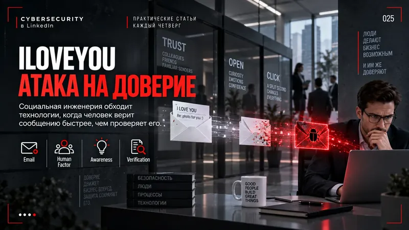 Социальная инженерия в действии: уроки вируса ILOVEYOU