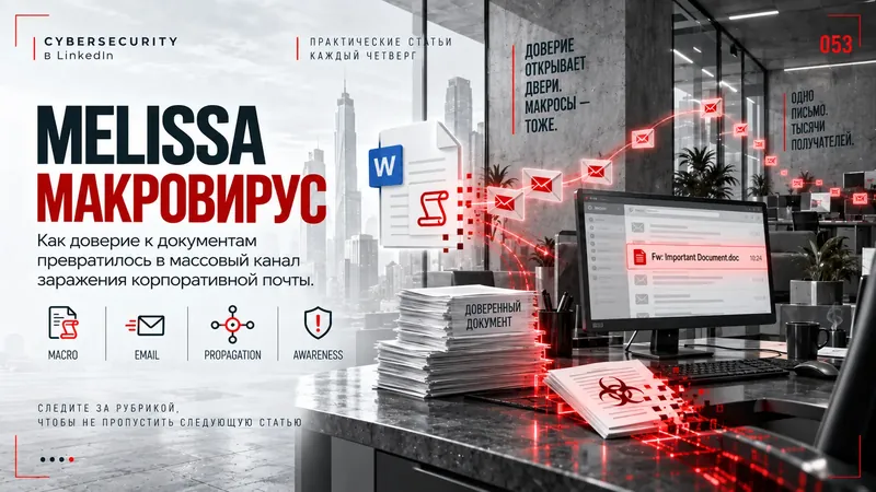 Melissa: как вирус на макросах изменил кибербезопасность