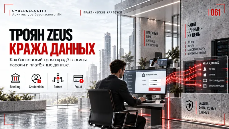 Троян Zeus: лидер воровства банковских данных